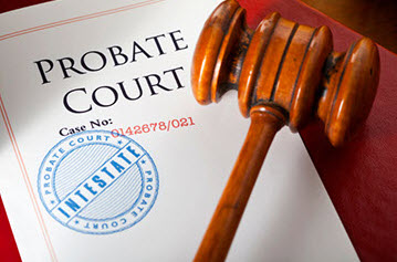 Glendale California Probate Attorney - Gavel and Probate Court Document Photo
